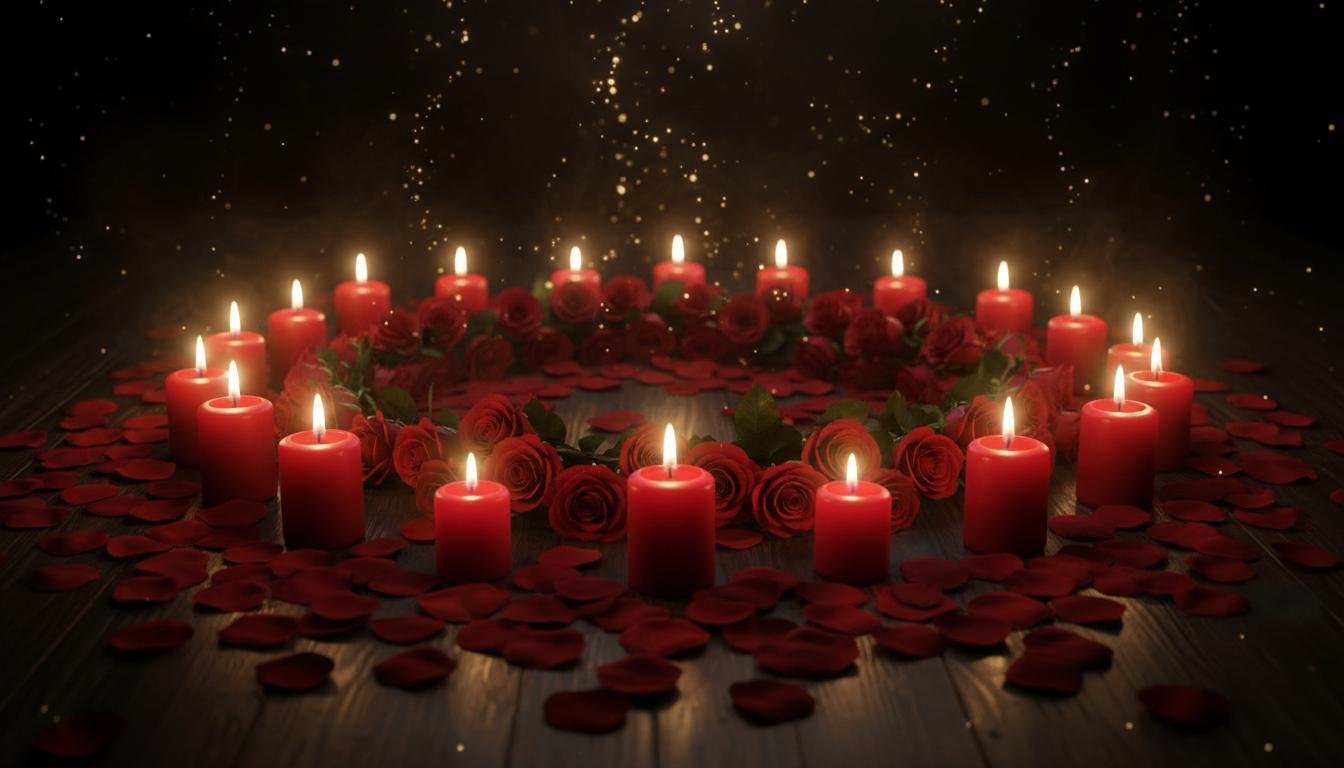 Amarres de amor con velas y rosas